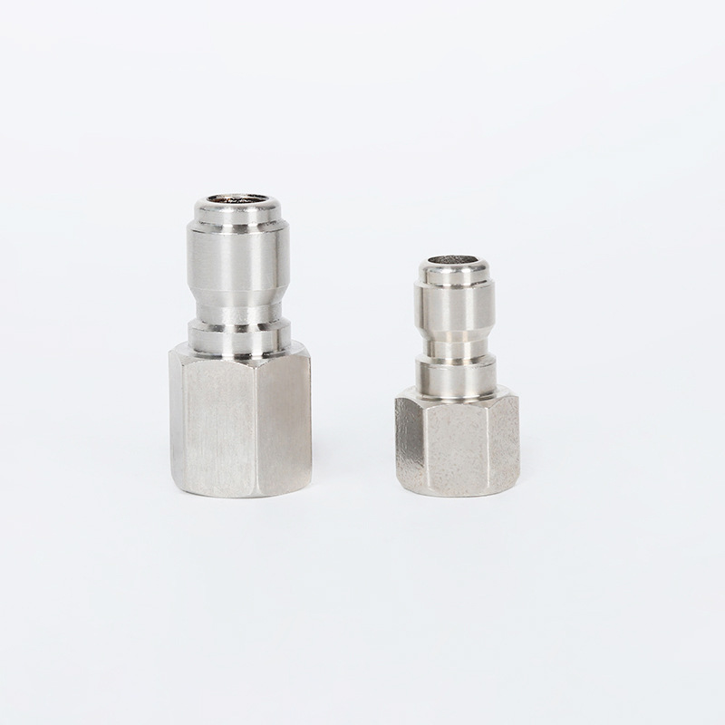 Macchina di pulizia ad alta pressione dritto attraverso il connettore rapido rotante