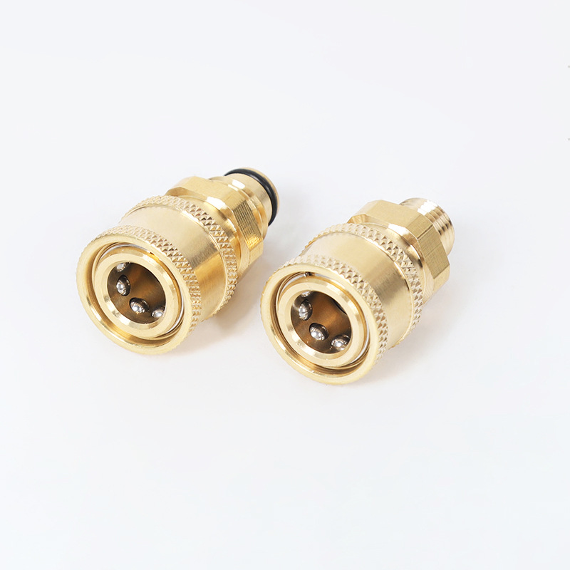 Conversione della testa dell'ugello dell'acqua dell'acqua di autolavaggio 1/4 Tappo rapido